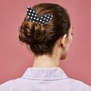 Lnngub 5 Pcs Deft Hairs Bun Maker French Donut Polka