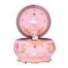 LED Music Box Figurine Rotation Exquisite Music Box Home Decoration