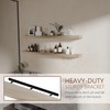 ONOTETUT Long Floating Shelves for Wall,Solid Wood Long Shelves Set