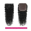 4x4 Lace Closure Deep Wave Human Hair Closure 100% Unprocessed