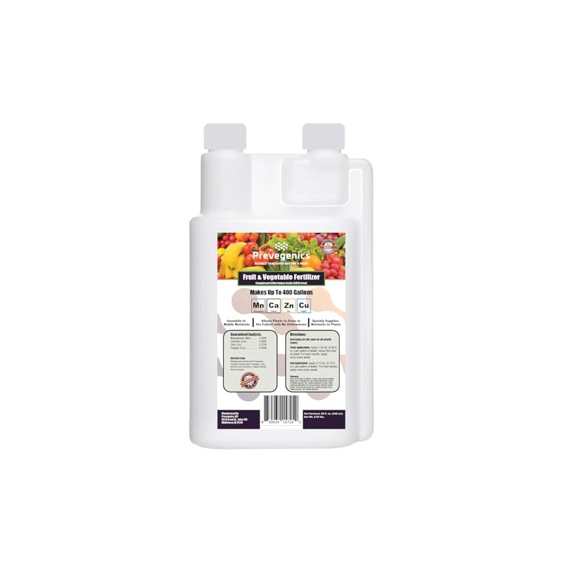 Fruit & Vegetable Fertilizer | (8 fl. oz.) | Makes