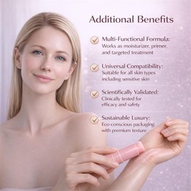 2PC PDRN Pink Collagen Volume Multi Balm Stick, Bálsamo Facial Reafirmante Anti-Edad, Aporta Volumen e Hidratación Instantánea, Reduce Líneas Finas y Arrugas, Restaura el Volumen con Colágeno Marino