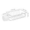 2Pcs Faucet Storage Rack Stainless Steel Sink Caddy Organizer Soap