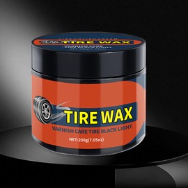 Tire Shine | Auto Wheel Brightener - Long Lasting Tire Cleaning Wax for Marine Bike Motorcycle RV Truck Detailing Garage