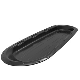 Era 66-inch Manitou XL Adventurer Sled — 2-3 Rider Kids' Plastic Toboggan, Black