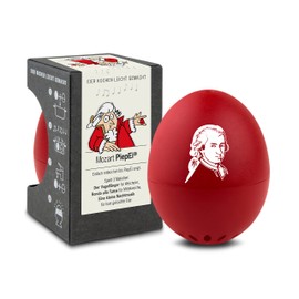 Mozart PiepEi - Singing Egg Timer for Cooking with - Egg Cooker for 3 Hardness Levels - Plays A Little Night Music - Funny Cooking Egg - Music Egg Timer - Brainstream