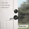 Probrico Entrance Lever Door Handle, Reversible for Right and Left