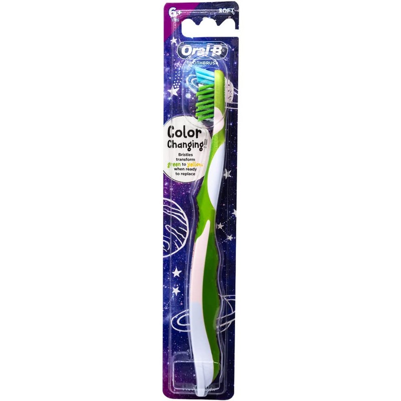 Oral-B Pro-Health Junior CrossAction Galaxy Toothbrush, Ages 6+, Soft -
