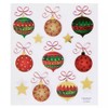 Ornate Ornament Stickers - Colorful Foil Stickers for Crafts &