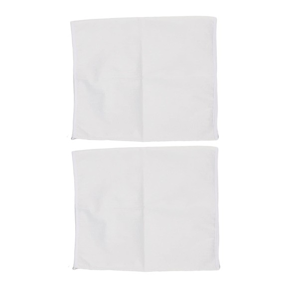 Zerodis 2PCS Filter Sleeve 6in White Elastic Carbon Filter Polyester Prefilter Cover Needle Punched Filter Cotton Sleeve for Home Replacement for 6 Inch Carbon Filters
