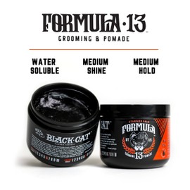 Formula 13 Standard Hold Grooming Pomade, 4 oz