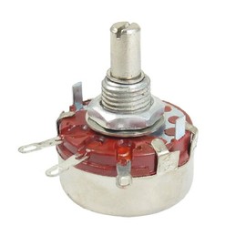 uxcell 4.7K ohm 2W Watt 6mm Round Shaft Rotary Taper Carbon Potentiometer WTH118
