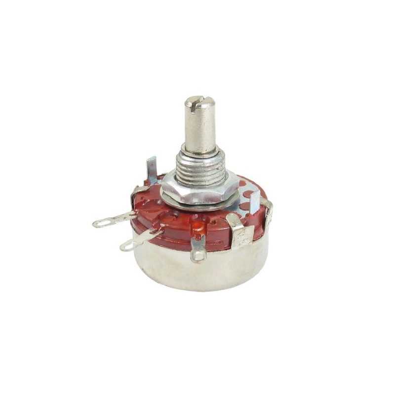 uxcell 4.7K ohm 2W Watt 6mm Round Shaft Rotary Taper