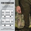 bvya 2 Pack Tactical Molle EDC Pouch Multi-Purpose Admin Pouch
