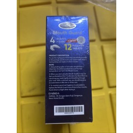 Dabida Mouth Guard, For Clenching Teeth At Night, 4 guards-2 sizes, 12 cleansers