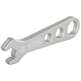 JEGS AN Standard Wrench | Fits -6AN (11/16” Hex) Standard Fittings | Made In USA | Clear Anodized & Laser Etched | 1 Per Package