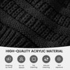 Pleneal 2 Pack Ponytail Winter Beanie Hats for Women, Stretch