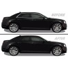 Cahuczlhoz For Chrysler 300 2011-2023 Side Window Trim Chrome Delete