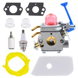 FitBest 128LD Carburetor Kit for Husqvarna 128LD 128C 128L 128R 128RJ 128CD 128LDX Trimmer | Replaces Zama C1Q-W40A | OEM 545081848 | Complete Tune-Up Kit