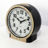 Alarm clock without ticking, quiet with light, snooze, quartz, analogue,