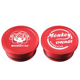Aluminum Frame Cap Filler For Honda Monkey 125 Monkey 125 Z125 (2018-2025) JB02 JB03 JB05 (Red)