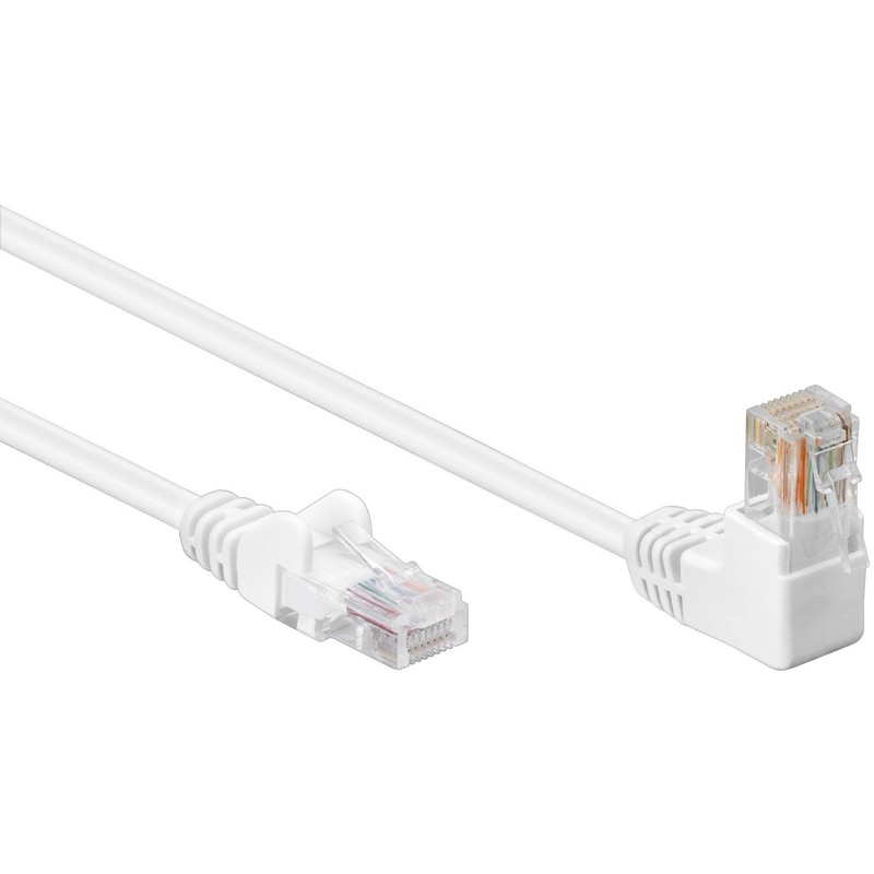 1X90Â ° Cat 5-1500 U/UTP White 15 m
