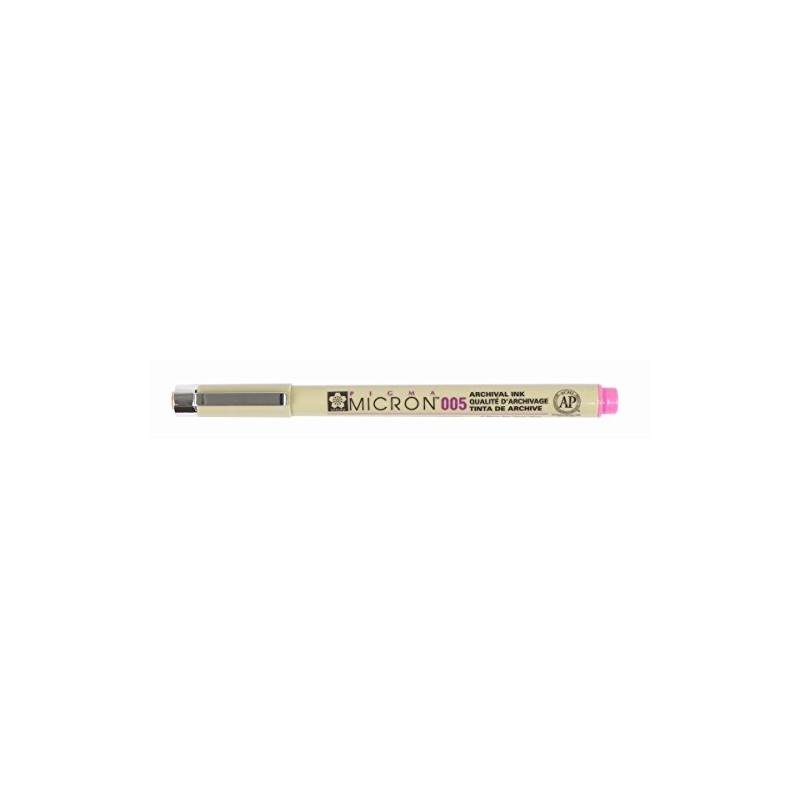 Micron Pigma Fine Line Design Pen Size: 0.2mm, Color: Rose