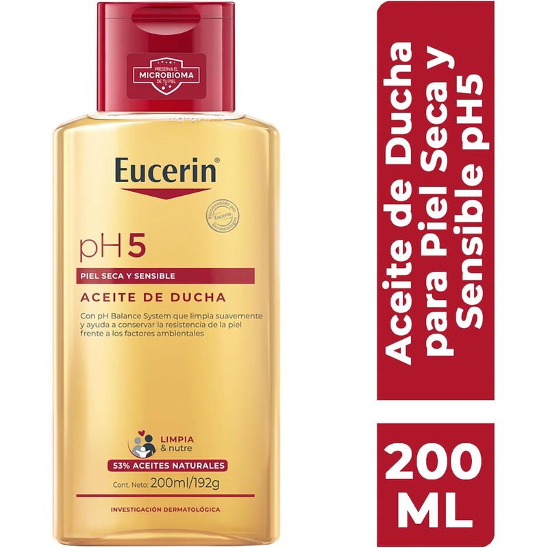 Eucerin Ph5 Aceite De Ducha Para Piel Sensible O Seca,