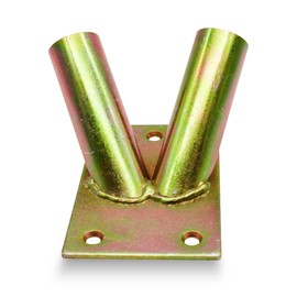 DOJA Barcelona Flag Holder Wall 2 Hole Flag Holder Outdoor Large Flag Pole Wall Mount Bracket Flag Pole Holder Flag Wall Holder Flag Pole Holder Flag Pole Holder