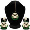 Aheli Beautiful Indian Traditional Wedding Faux Kundan Beaded Maang Tikka
