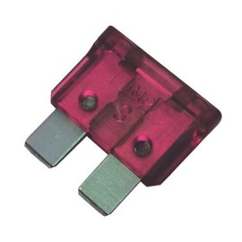 Autobar 202 Pack of 3 Flat Blade Fuses 4 Amp Electrical Part Replacement - Pink