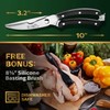 Heavy Duty Stainless Steel Poultry Shears For Bone, Chicken, Meat,