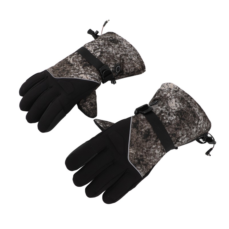 1Pair Heated Gloves DC Connection Battery Powered Touchscreen 3 Adjustable