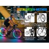 REOWONU Bicycle Spoke Lights for Bike Wheels Lights for Bike