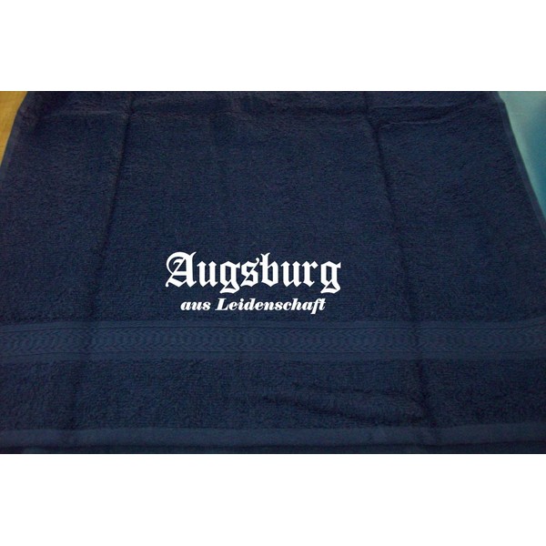 Augsburg aus Leidenschaft, Cities Bath Towel, multicolour, 70x140 cm