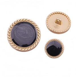10 PCS Vintage Gold Women's Buttons for Clothing Decoration Metal Coat Button DIY Sewing Craft Accessories