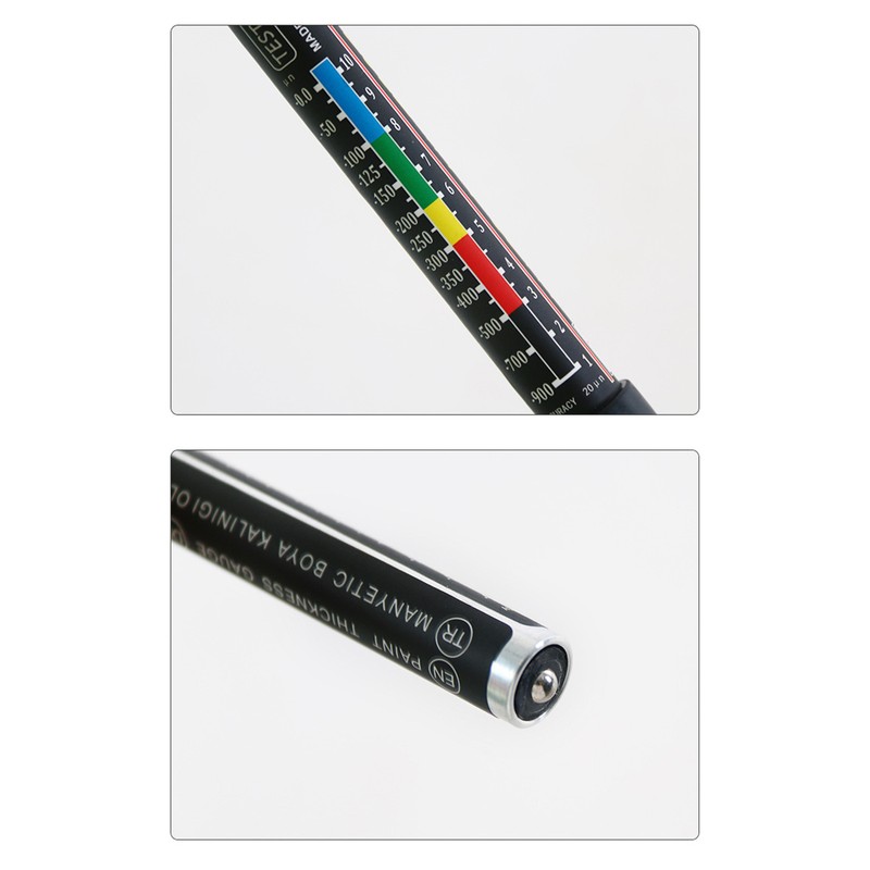 Paint Thickness Tester Aluminum Plastic Magnet Compact Car Body Coating