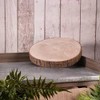 Log Slice Cakestand 26-30cm | Wooden Rustic Slab | Wedding