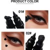 2pcs Dual Tattoo Liquid Delineador De Ojos De Larga Duración