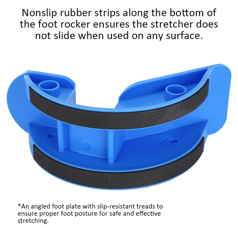 Foot Rocker Calf Stretcher Foot Massage Fatigue Relieve Fitness Blue