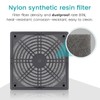 Wathai 80MM PC Fan Dust Filter Cover Computer Mess 4
