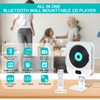CD Player Wall Mounted Bluetooth, Gueray Portable CD Player HiFi