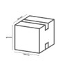 Pack of 25 Shipping Boxes 380 x 120 x 120