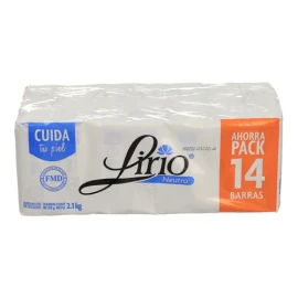 Jabón De Tocador Lirio Neutro 14 Piezas De 150 Gr Cuida Tu Piel