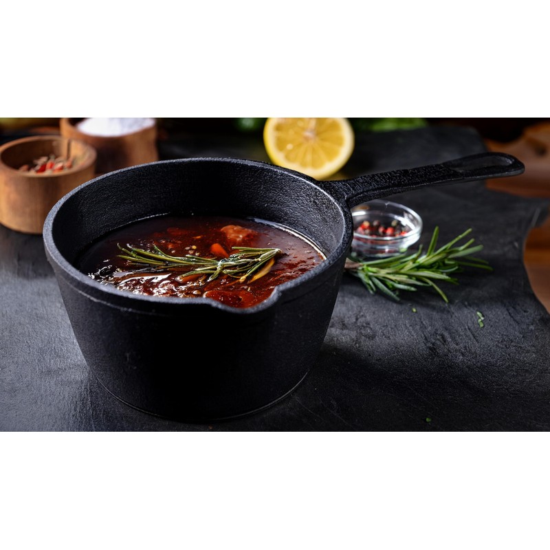 Jim Beam JB0204 Pre-Seasoned Heavy Duty Construction Cast Iron Basting