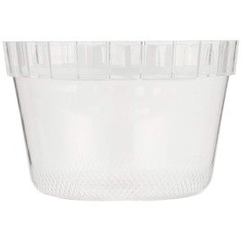 Yamato Plastic Pot/Planter, Watering Pot NO.4, φ7.0 inches (178 mm), Height 4.5 inches (115 mm), Clear