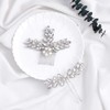 Heread Crystal Bride Wedding Hair Comb Silver Pearl Bridal Hair