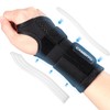 CAMBIVO Wrist Support 1 Pack, Black Right, L/XL 589B