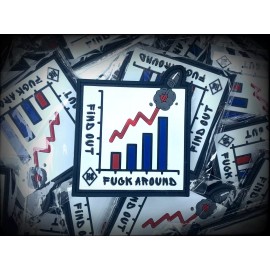 Unbranded F Around & Find Out PVC Morale Patch w/ Hook and loop backing.