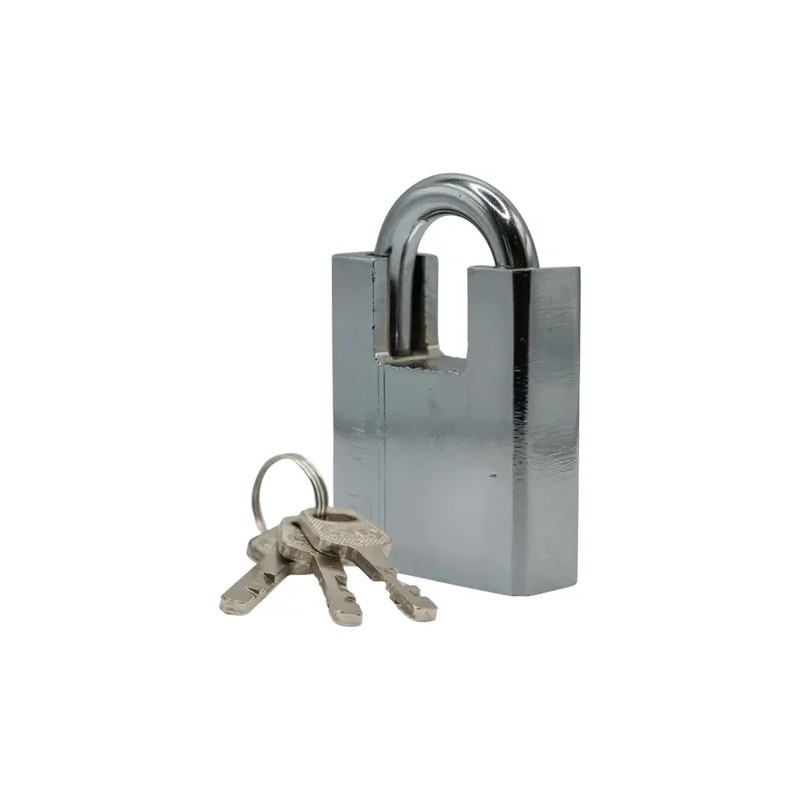 2 Candados Hierro Alta Seguridad 50mm Con Coraza Anti Ganzúa
